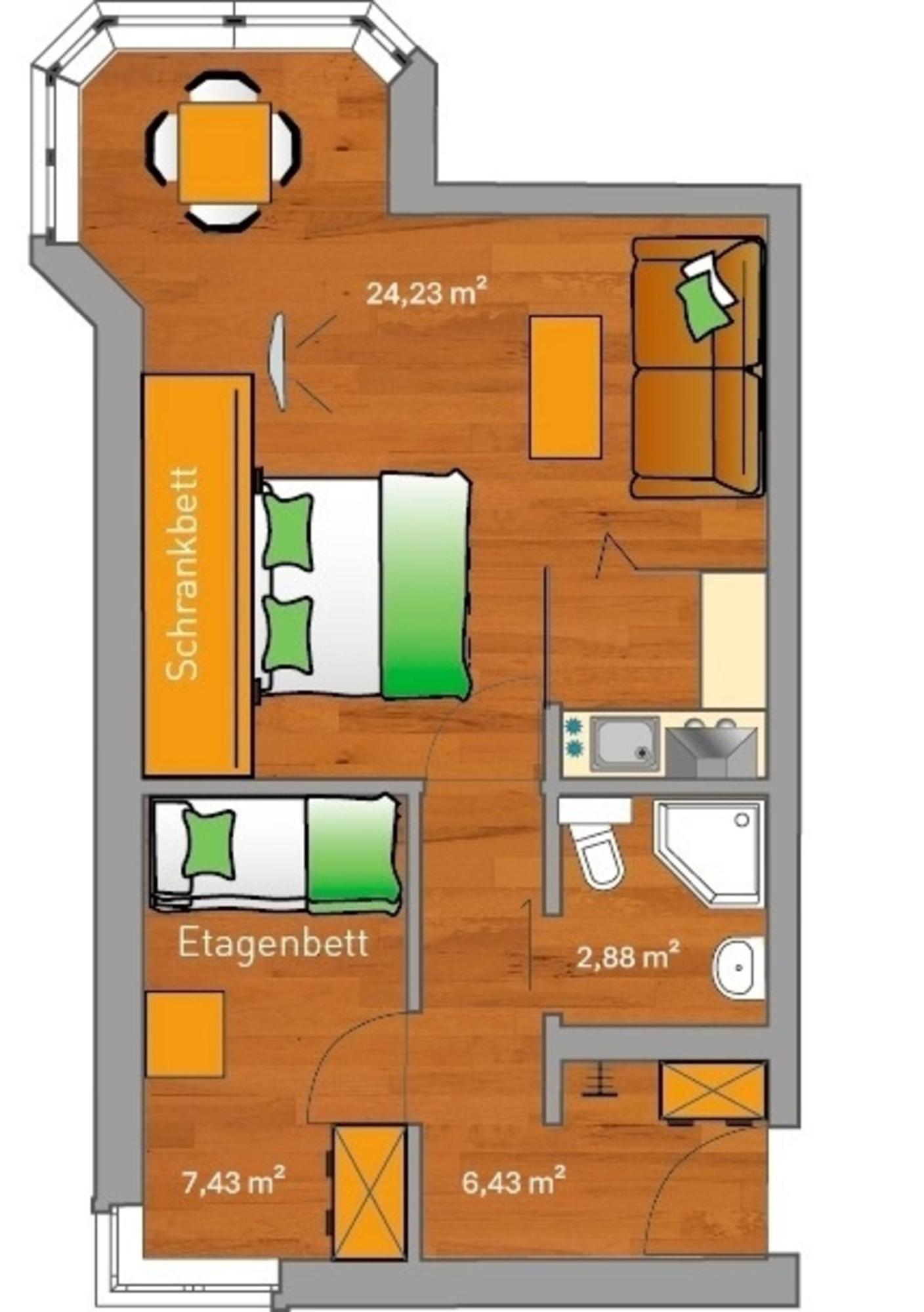 شقة Ancora Marina Haus 1 Nr 01, Typ 1 نوستاد ان هولستن المظهر الخارجي الصورة